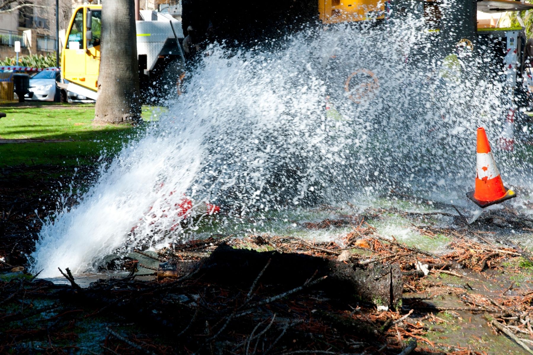 burst pipe water damage Santa Monica